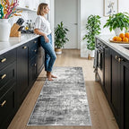 2x6 Abstract Kitchen Runner Rug by HYHAOYUNLAI