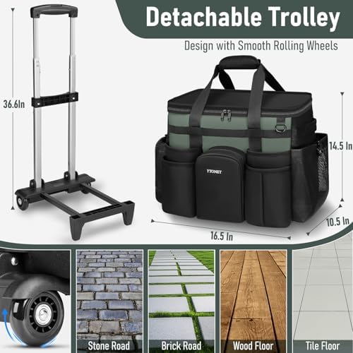 Ytonet XXL Rolling Cleaning Caddy, Large Cleaning Caddy - Image 4