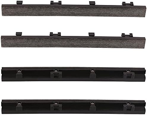 1 in. x 1 ft. Quick Deck Composite Deck Tile Straight Trim - Image 3