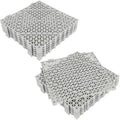 FAHKNS 12 PCS Interlocking Drainage Mat, 12“x12” Drainage Tiles Interlocking by FAHKNS
