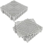 FAHKNS 12 PCS Interlocking Drainage Mat, 12“x12” Drainage Tiles Interlocking by FAHKNS