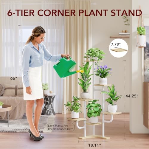 Homsorout Corner Plant Stand - Image 6