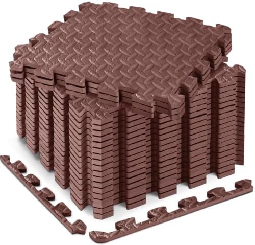 18 Pcs EVA Foam Floor Tiles, Puzzle Exercise Mat Set by Haulcove