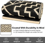 SAND MINE Reversible Mats, Plastic Straw Rug, Modern Area Rug, Large Floor Mat - Image 4