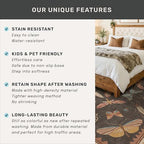 5x8 Brown Rugs for Living Room, Soft Boho Rugs for Bedroom, Non Slip Dining - Image 6