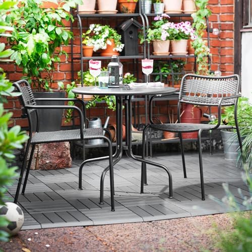Patio Deck Tiles Waterproof and Non-Slip Interlocking Deck Tiles 44 Pack - Image 5