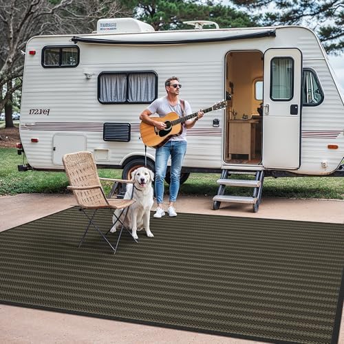GENIMO Outdoor Rug, Waterproof Plastic Rugs - Image 4