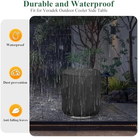 Patio Table Cover for Keter Cool Side Table Cooler - Image 4