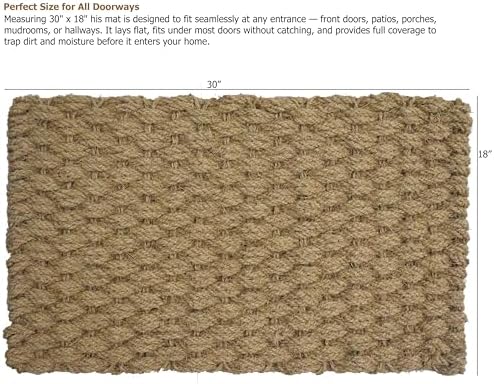 Gardenised Coco Coir Doormat - Image 3