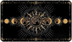 Witchy Celestial Moon‑Phase Astrology Doormat 16X24inch, Boho Mystical Non‑Slip by Unknown