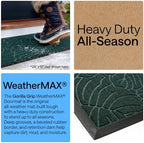 GORILLA GRIP WeatherMAX Door Mat, Indoor Outdoor Use - Image 3