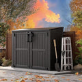 Outdoor Horizontal Storage Shed 36 Cu Ft by Unknown