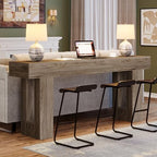 Tribesigns Farmhouse Console Table, 63-Inch Long Narrow Sofa Table Behind The - Image 3