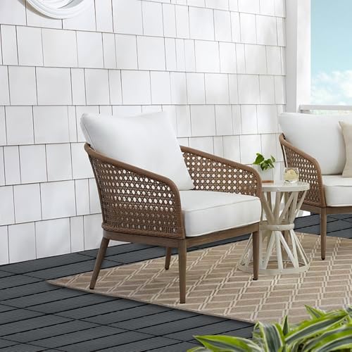 12 PCS Plastic Interlocking Patio Deck Tiles - Image 6