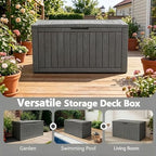 Outdoor Storage Box Waterproof, 150 Gallon Deck Box - Image 5