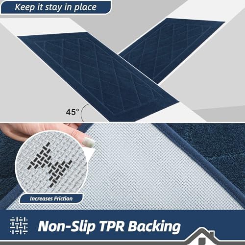 BEQHAUSE Dirt Trapper Door Mat 32" x 72", Doormat Non-Slip - Image 5