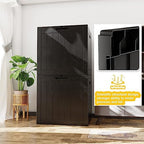 30 Gal Outdoor Storage Box Waterproof Lockable Deck Box Black - Image 5