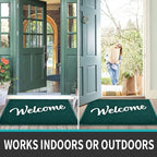 T.HENV Welcome Mat Outdoor Indoor, Waterproof, Non Slip, Easy Clean - Image 6