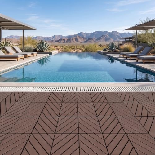 44 PCS 12"x12" Interlocking Deck Tiles - Image 6