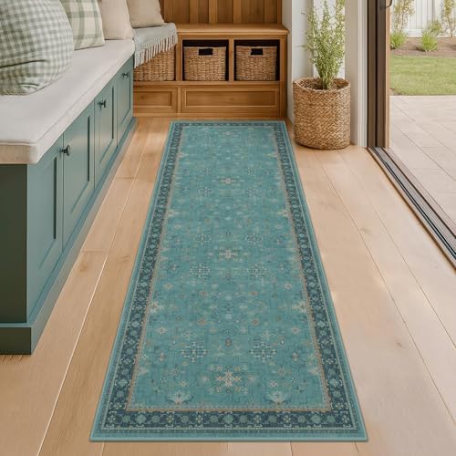 Hazo Haus Boho 2x7 Long Non Slip Kitchen Rug Runner - Image 3