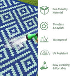 GENIMO Outdoor Rug, Waterproof Plastic Rugs - Image 6