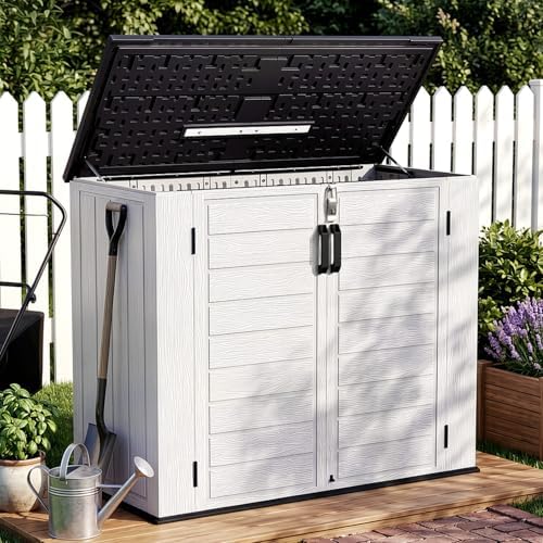 Outdoor Storage Shed Resin Waterproof Storage Cabinet by LegacyAmerhomeDirect