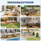 Garvee 33 PCS Solid Acacia Wood Composite Deck Tiles - Image 7