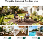 Interlocking Deck Tiles Outdoor Waterproof 44 Pack, Plastic Snap Together Patio - Image 7