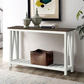 ChooChoo Farmhouse Console Table, Narrow Sofa Table by ChooChoo