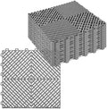 ToLanbbt Interlocking Drainage Tiles 12" x 12" Modular Interlocking Cushion by ToLanbbt