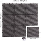 Domi Plastic Interlocking Deck Tiles, 36 Pieces One Pack, 3018 Series - Image 4