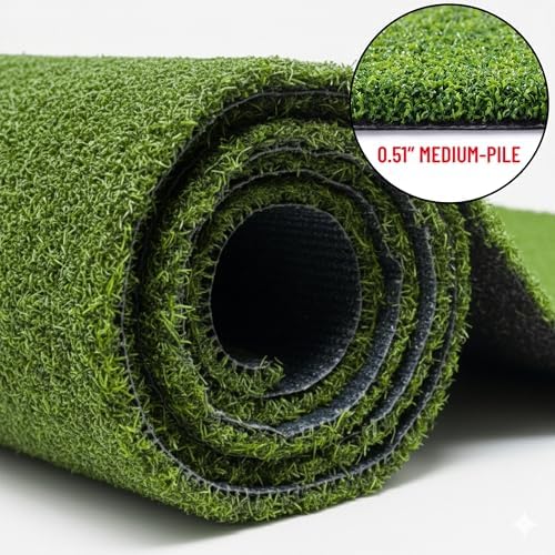 Ottomanson Artificial Grass Turf Runner Pro 31" x 14' - Image 2