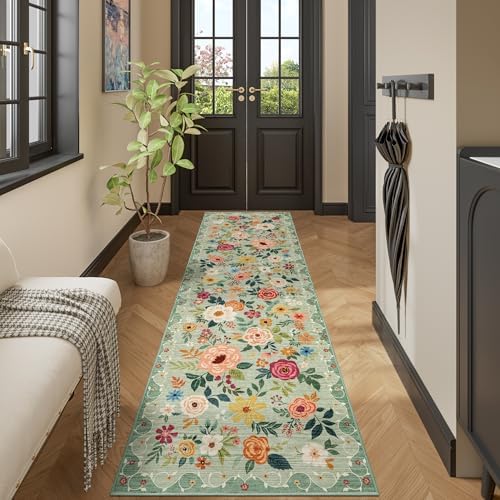 DUKINO 2x12 Washable Runner Rug, Non Slip Long Kitchen Runner Rug - Image 6