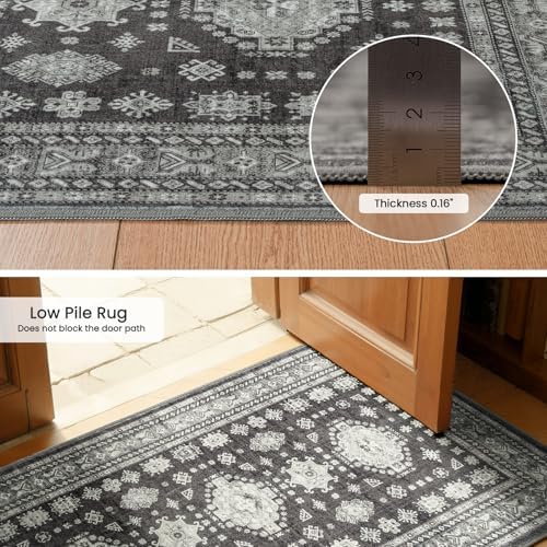 2x12 Runner Rug Washable Non Slip Boho Floor Mat - Image 5