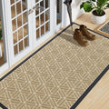 Smiry Front Door Mat Outside Entrance, Low Profile Rubber Doormat by Smiry