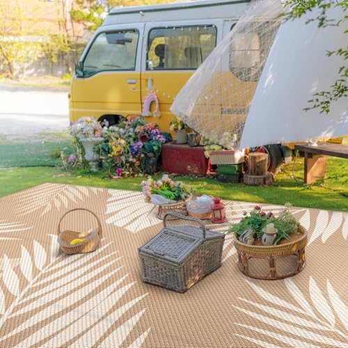 GENIMO Outdoor Rug, Waterproof Plastic Rugs 10'x14' - Image 3