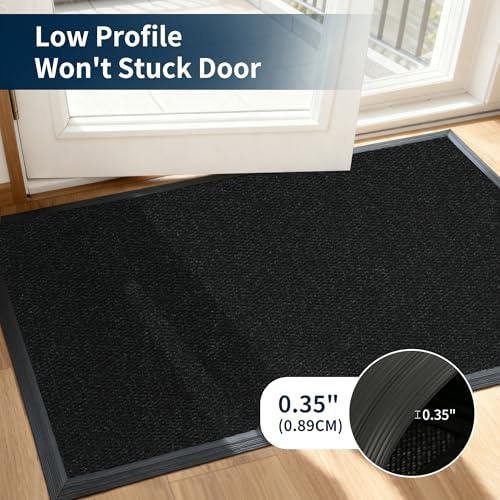 3'X18' Commercial Doormats, Thick Heavy-duty Custom Rubber Door Mat Outside - Image 5