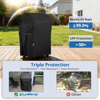 SunPatio 30 Inch Grill Cover, Heavy Duty Waterproof 2 Burner BBQ Cover - Image 4