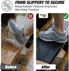 Rubber Stair Treads Outdoor 35" x 10" 5-Pack - Image 2