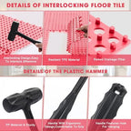 Drydiet 12 Pack Drainage Tiles Modular Interlocking Floor Tiles - Image 4