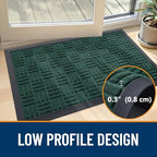 OLANLY Front Door Mat Outside Entrance 59x23, Heavy-Duty Rubber Doormat - Image 4