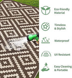 GENIMO Outdoor Rug, Waterproof Plastic Rugs - Image 6