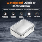 QILIPSU Waterproof Junction Box IP67 Outdoor Plastic Electrical Project - Image 2