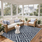 GENIMO Outdoor Rug, Waterproof Plastic Rugs - Image 4