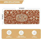 Artoid Mode Orange Flower Pumpkin Fall Doormat 24x59 Inch - Image 3