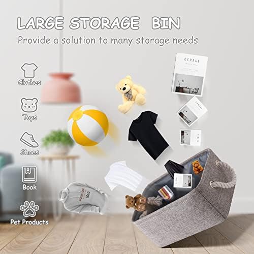 TheWarmHome Large Storage Bins- Storage Baskets - Image 4