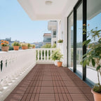 Plastic Interlocking Deck Tiles, 44 Pack, Non-Slip Patio Floor Decking Tiles - Image 6