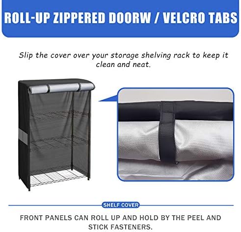 Wire Shelf Cover Waterproof Dustproof Storage Rack Cover - Image 5