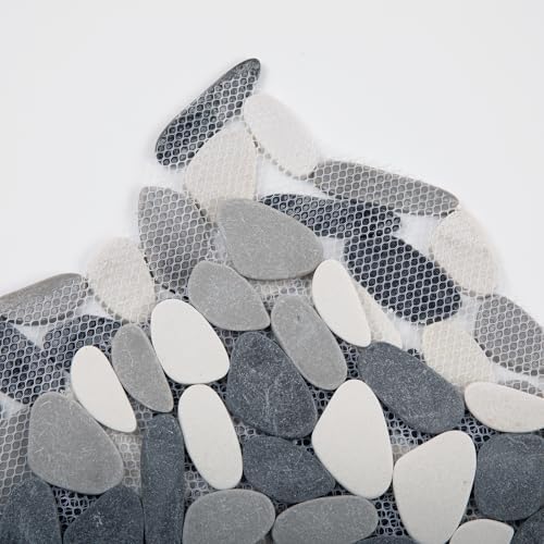 Grey Pebble Tile for Shower Floor - Image 6