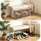 Zebra Stripes Shoe Organizer for Closet - Image 5